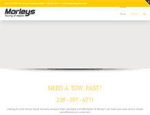 Tablet Screenshot of morleystowing.com